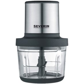Severin Trådløs Multihakker 1 L, Stål/Sort