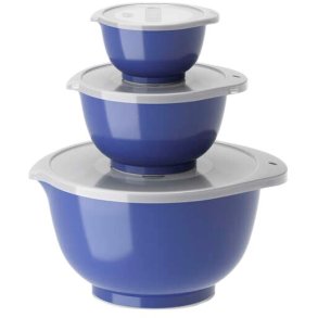 Rosti Margrethe Røreskålesæt 6 Dele, Electric Blue