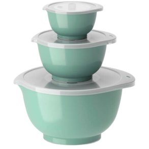 Rosti Margrethe Røreskålesæt 6 Dele, Nordic Green