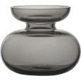 Vase H9 cm, Smoked Grey