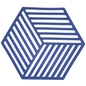Zone Denmark Hexagon Bordskåner 16x14 cm, Indigo