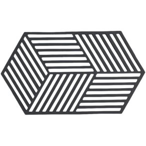 Zone Denmark Hexagon Bordskåner 24x14 cm, Sort