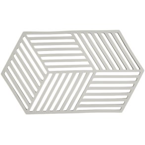 Zone Denmark Hexagon Bordskåner 24x14 cm, Warm Grey