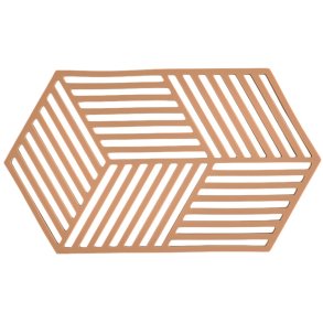 Zone Denmark Hexagon Bordskåner 24x14 cm, Light Terracotta