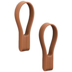 Zone Denmark Loop Magnet Håndklædestrop 2 stk. 9 cm, Terracotta