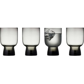 Lyngby Glas Sorrento Vandglas 4 stk. 30 cl, Smoke