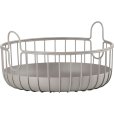 Kurv Ø22 cm, Taupe