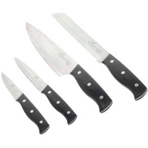 Lion Sabatier Austral Knivsæt 4 Dele, Sort/Stål