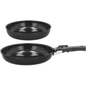 HOLM Stegepandesæt m. Aftageligt Håndtag 2 stk. Ø24/Ø28 cm