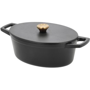 HOLM Oval Støbejernsgryde 3,8 L