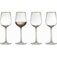 Gold Hvidvinsglas 4 stk. 30 cl