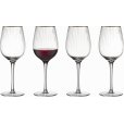 Gold Rødvinsglas 4 stk. 40 cl