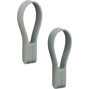 Zone Denmark Loop Magnet Håndklædestrop 2 stk. 9 cm, Matcha Green