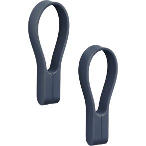 Zone Denmark Loop Magnet Håndklædestrop 2 stk. 9 cm, Royal Blue