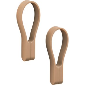 Zone Denmark Loop Magnet Håndklædestrop 2 stk. 9 cm, Mandarine