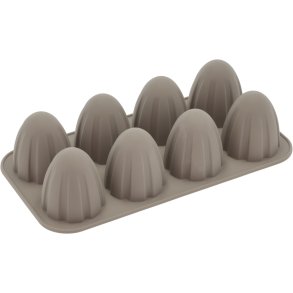 Blomsterbergs Flødebolleform Kuppel 8 stk, Latte