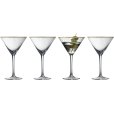 Gold Martiniglas 4 stk. 25 cl