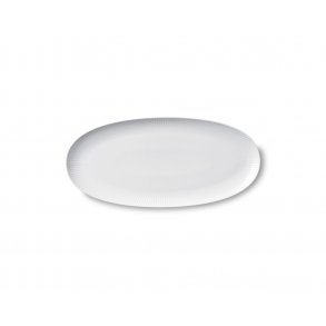 Royal Copenhagen Hvid Riflet Fad 37 cm
