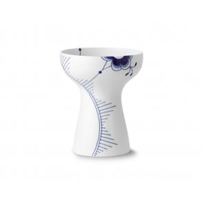 Royal Copenhagen Blå Mega Riflet Vase 19 cm