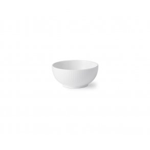 Royal Copenhagen Hvid Riflet Skål 24 cl