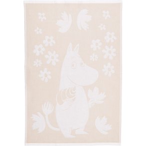 Moomin Arabia Mumi Viskestykke 45x65 cm, Beige