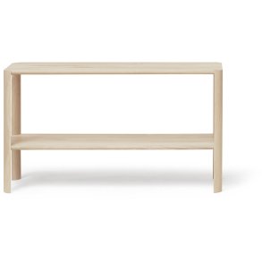 Form & Refine Leaf Reol 57x100 cm, Hvidolieret Eg