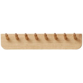 Form & Refine Echo Knagerække 40 cm, Hvidolieret Eg