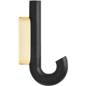 GEJST Hook Krog 13,3 cm, Sort/Messing