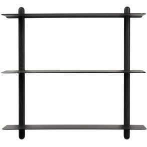 GEJST Nivo Hylde A 66,5 cm, Sort Ask/Sort