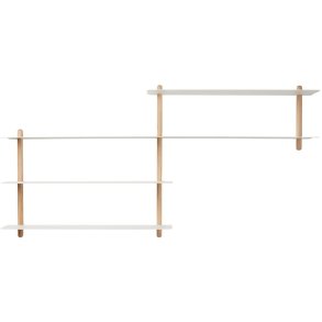 GEJST Nivo Hylde B 118 cm, Eg/Hvid