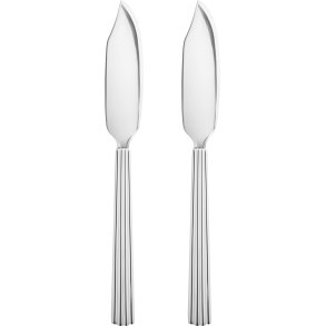 Georg Jensen Bernadotte Fiskekniv 2 stk. 19,6 cm, Blankt Stål