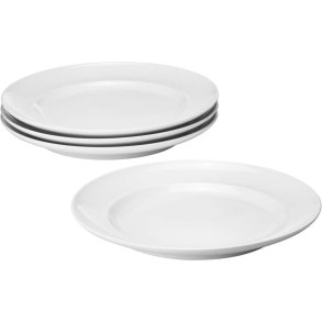 Georg Jensen Henning Koppel Tallerken 4 stk. 27 cm, Hvid