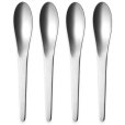 Dessertskeer 4 stk, Mat Stål
