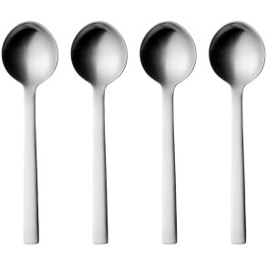 Georg Jensen New York Dessertskeer 4 stk, Mat Stål