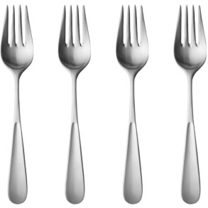 Georg Jensen Vivianna Kagegafler 4 stk, Mat Stål