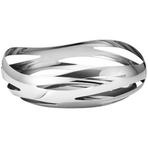 Georg Jensen Cobra Brød-og Frugtkurv 24 cm, Blankt Stål