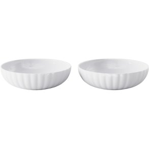 Georg Jensen Bernadotte Skål 2 stk. Ø14 cm, Hvid