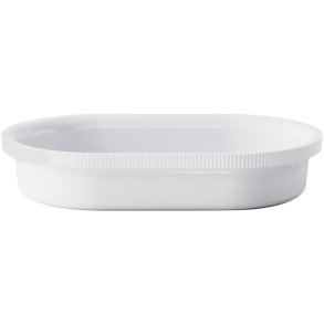 Georg Jensen Bernadotte Ovnfast Fad 31,6x20,1 cm, Hvid