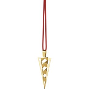 Georg Jensen Kræmmerhus H10 cm, Guldbelagt