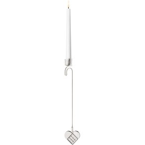 Georg Jensen Lyseholder Julehjerte 2025 H17,7 cm, Palladium