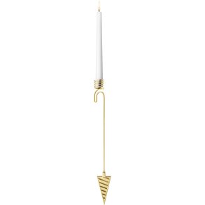 Georg Jensen Lyseholder Kræmmerhus 2025 H19,3 cm, Guldbelagt