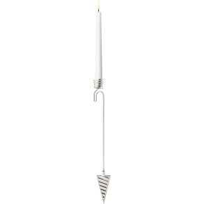 Georg Jensen Lyseholder Kræmmerhus 2025 H19,3 cm, Palladium