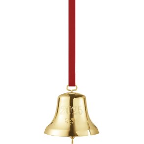 Georg Jensen Juleklokke 2025 H5,2 cm, Guldbelagt