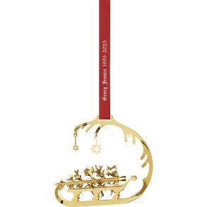 Georg Jensen Jubilæumsuro Slæde 1995/2025, Guldbelagt