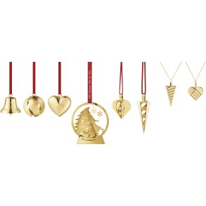 Georg Jensen Gavesæt 2025 8 stk, Guldbelagt