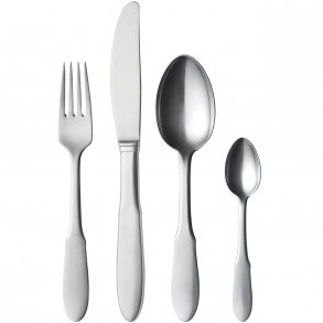 Georg Jensen Mitra Bestiksæt 24 Dele, Mat Stål