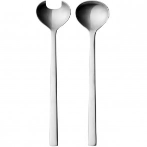 Georg Jensen New York Salatbestik 26 cm, Mat Stål