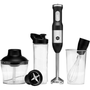 OBH Nordica Precision 2-i-1 Stavblender, Sort/Sølv