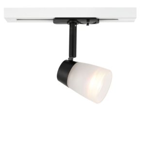 Halo Design Track Glass Spot LED Ø6 cm, Sort