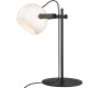 Opalic Bordlampe H50 cm, Opal/Sort Eg